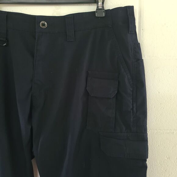 5.11 Tactical Pants Mens 38x32 Navy Blue Taclite Pro Cargo Utility Work Trousers - Picture 3 of 12